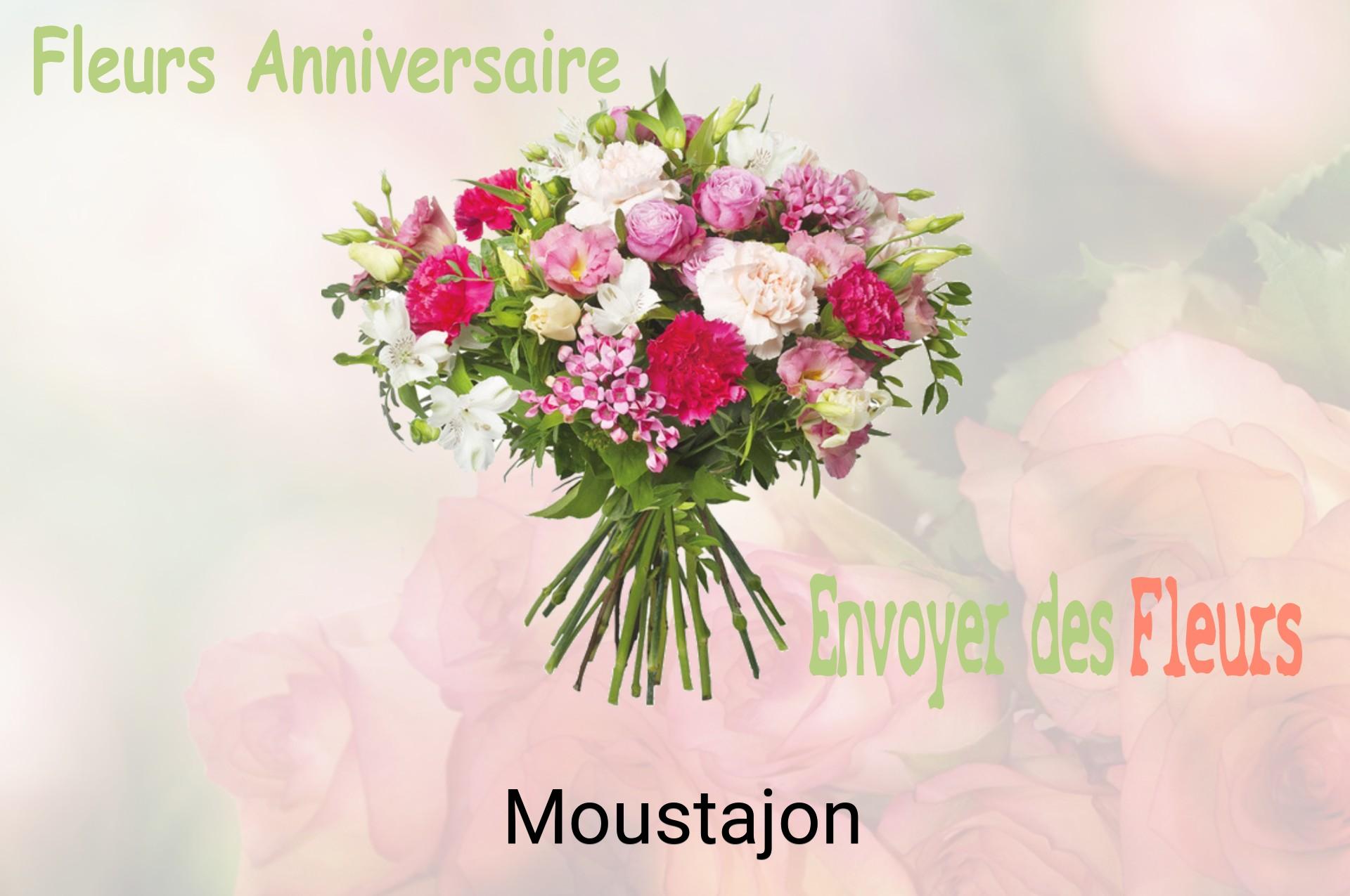 Bouquet de fleurs d’anniversaire livré à Moustajon