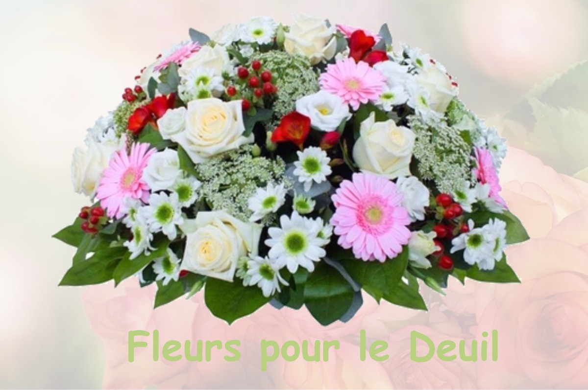 fleurs deuil MOUSTAJON